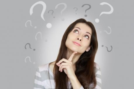 woman thinking about questions she has